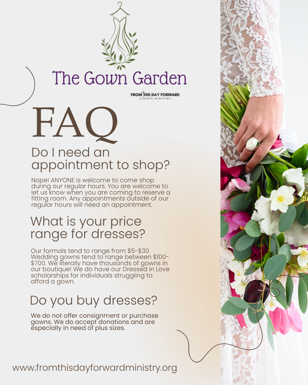 shop with us  From This Day Forward